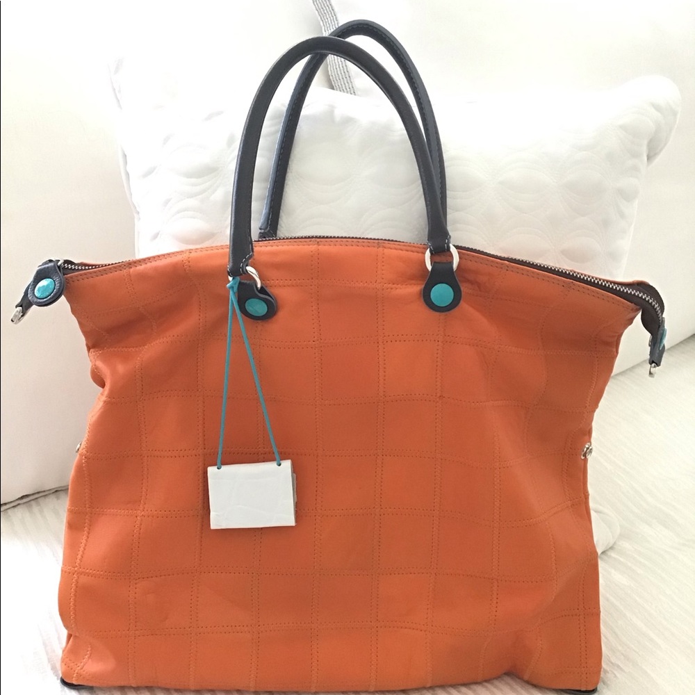 Gabs Patchwork Leather Convertible Shoulder Bag